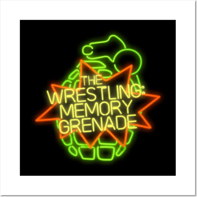 Wrestling Memory Grenade Wall Art by WrestleCopia.com